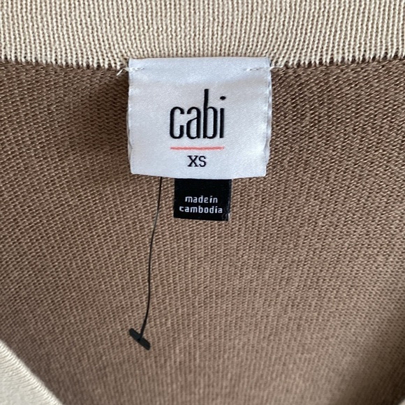 Cabi Women's Taupe Genteel Long Button-Up Cardigan Sweater Size X Small #6161 - Picture 7 of 15